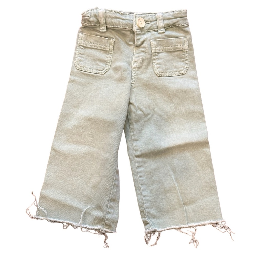 Zara girls Twill Sailor Pants Size 12-18 months